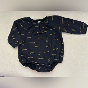 Kate Quinn Black Bubble with Gold Skateboard Print